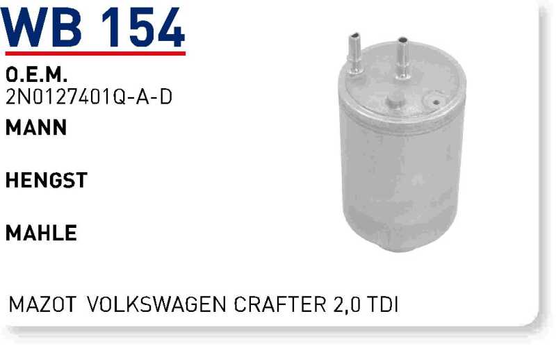 VOLKSWAGEN CRAFTER 2,0 TDI [WB154]