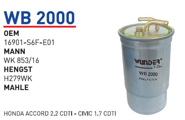 HONDA ACCORD 2.2 CDTI - CiViC 1.7 CDTI [WB2000]