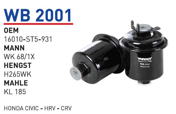 HONDA CiViC - HRV - CRV [WB2001]