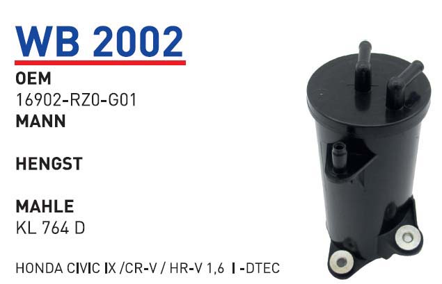HONDA CIVIC IX /CR-V / HR-V 1,6 I DTEC [WB2002]