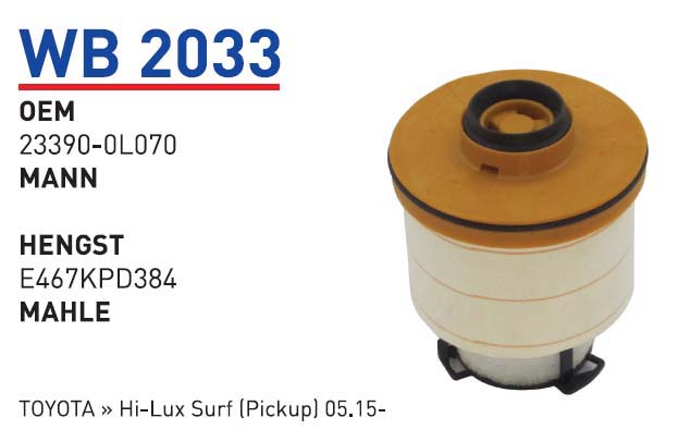 TOYOTA  »  Hi-Lux Surf (Pickup) 05.15~ [WB2033]