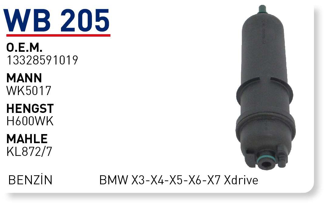BMW X3-X4-X5-X6-X7 Xdrive [WB205]