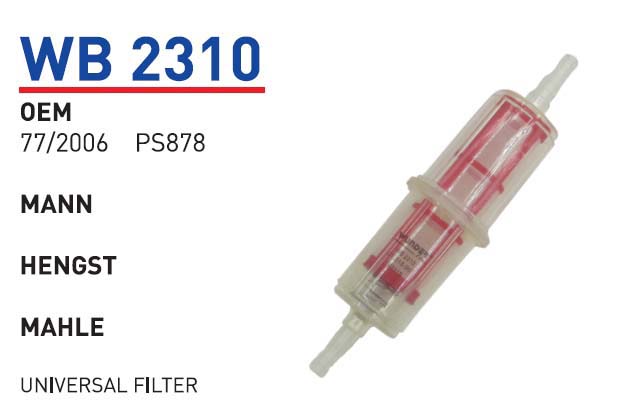 UNIVERSAL FILTER [WB2310]