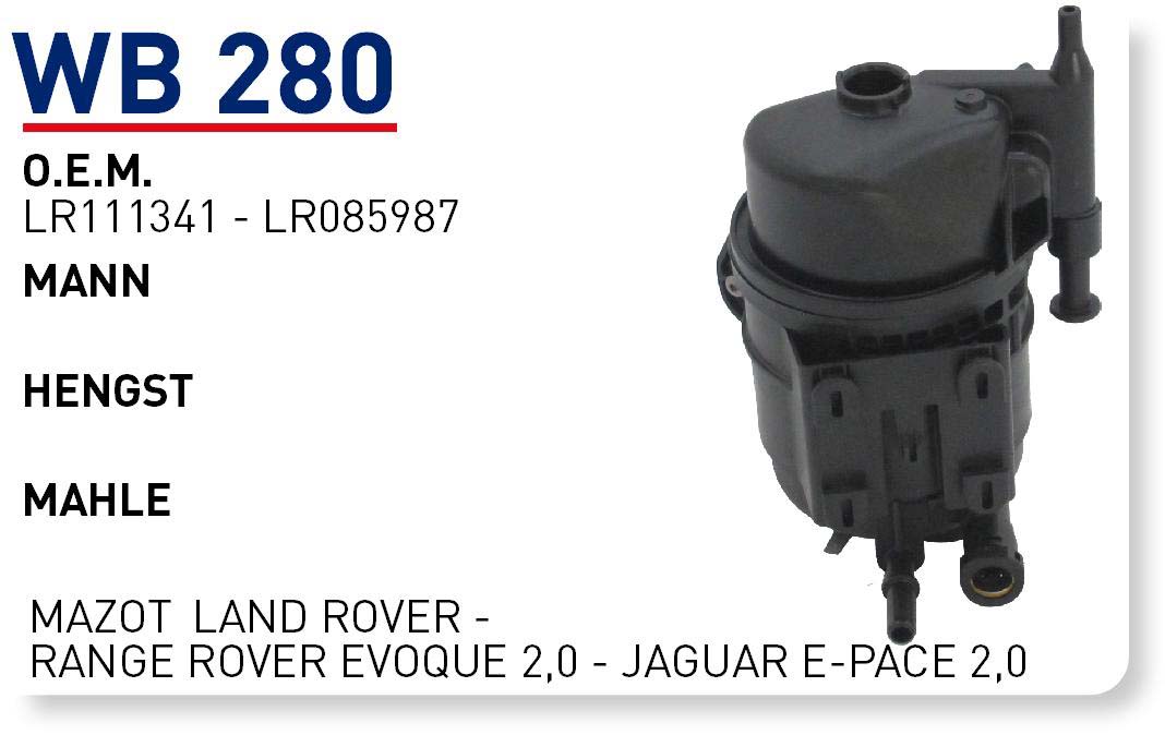 LAND ROVER - RANGE ROVER EVOQUE 2,0 - JAGUAR E-PACE 2,0 [WB280]
