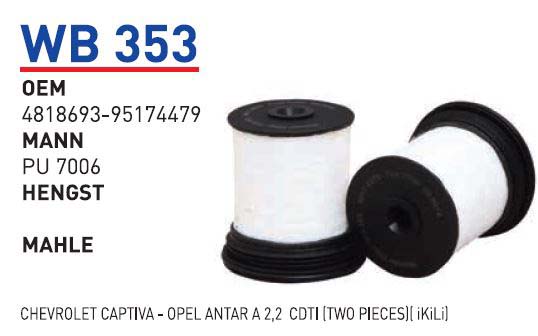 CHEVROLET CAPTIVA - OPEL ANTARA 2,2 CDTI [WB353]