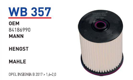 OPEL INSIGNIA B 2017 > 1,6-2,0 [WB357]