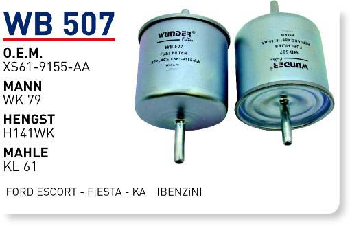 FORD ESCORT - FiESTA - KA [WB507]