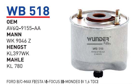 VOLVO C30 1,6D -V50-V60-V70-V80-S60-S80 II 1,6D [WB518]