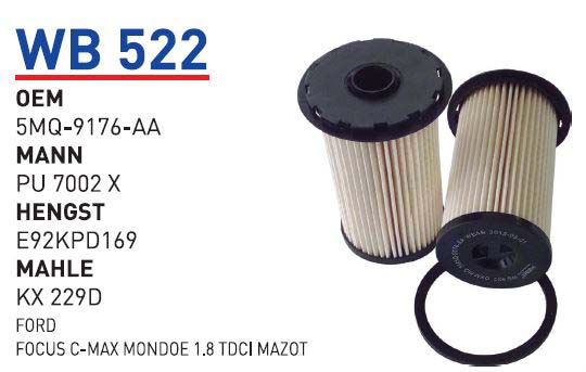 FOCUS II 1.8 TDCI, FOCUC C-MAX , MONDEO IV 1.8 TDCI [WB522]