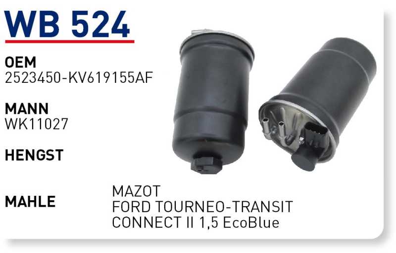 FORD TOURNEO-TRANSIT CONNECT II 1,5 EcoBlue [WB524]