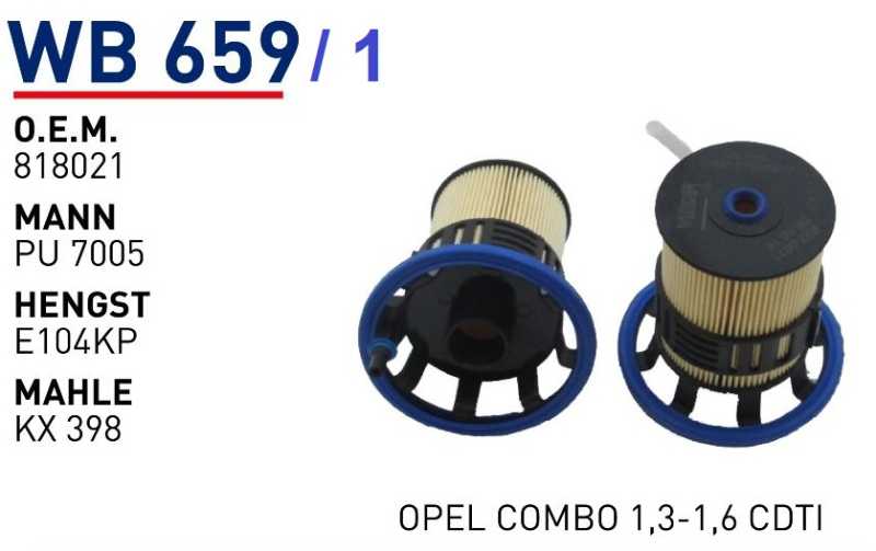 OPEL COMBO 1,3-1,6 CDTI [WB659/1]