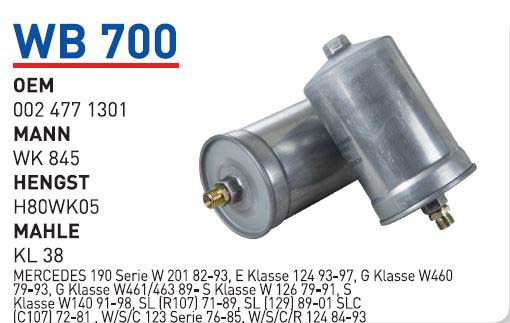 MERCEDES 129-140 KASA 103 MOTOR [WB700]