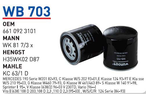 MERCEDES 124 KASA ViTO-SPRiNTER E.M 601 MOTOR [WB703]