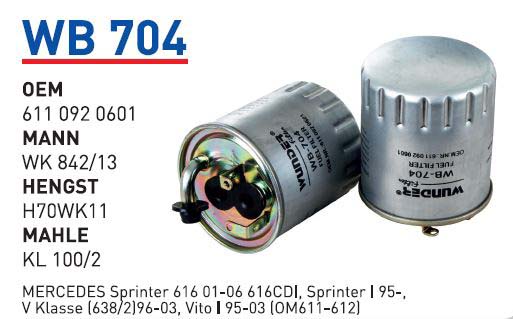 MERCEDES SPRiNTER 413 CDI-ViTO I (108-110-112 CDI) V-KLASSE 611-612 MOTOR [WB704]