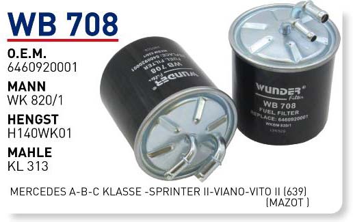 MERCEDES A-B-C KLASSE-SPRINTER II-VIANO-VITO II (639) [WB708]