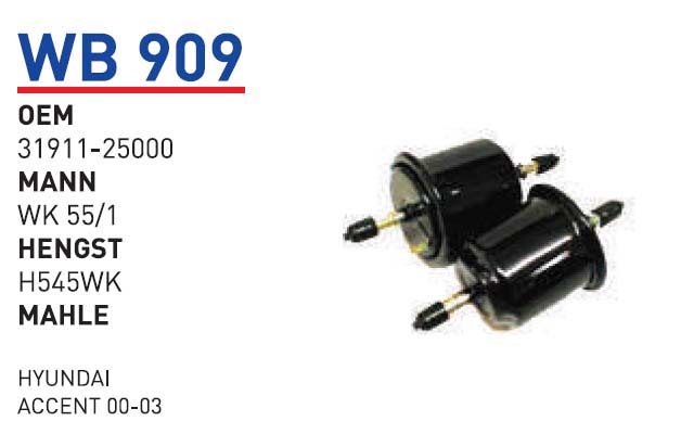 HYUNDAi ACCENT 00-03 [WB909]
