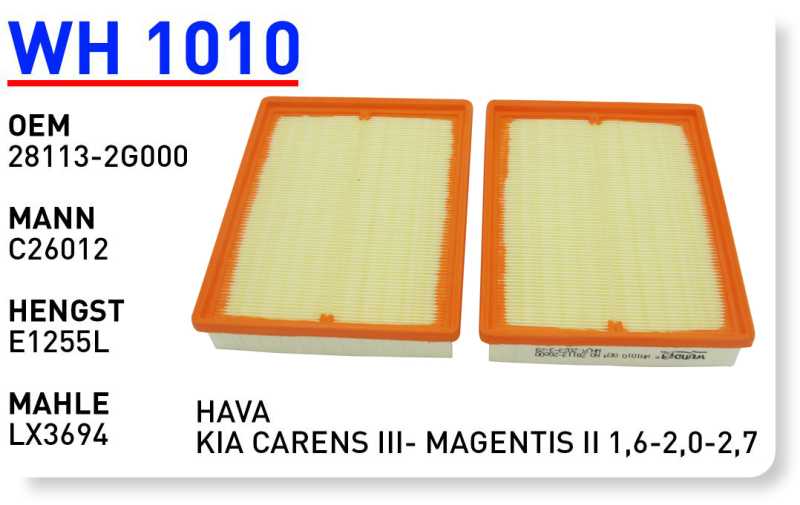 KIA CARENS III- MAGENTIS II 1,6-2,0-2,7 [WH1010]