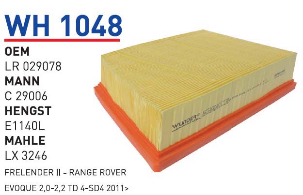 FRELENDER II - RANGE ROVER EVOQUE2,0-2,2 TD 4-SD4 2011> [WH1048]