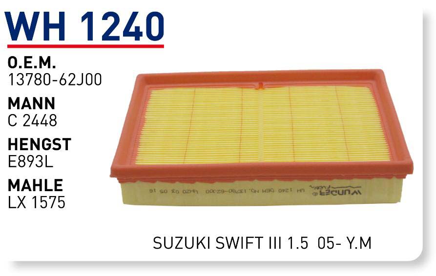 SUZUKi SWiFT III 1.5 05- Y.M [WH1240]