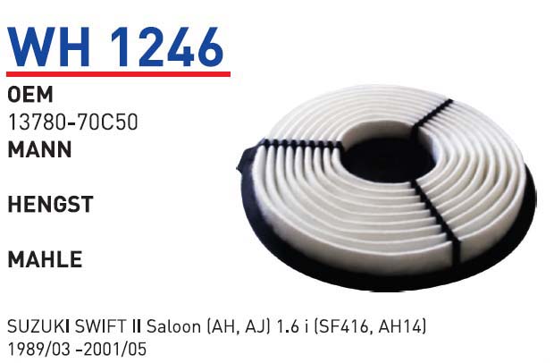 SUZUKI SWIFT II Saloon (AH, AJ) 1.6 i (SF416, AH14) 1989/03 -2001/05 [WH1246]