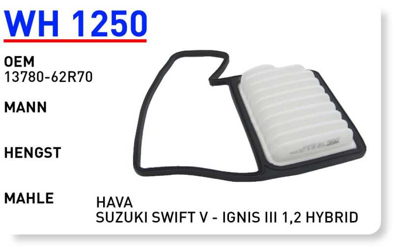 SUZUKI SWIFT V - IGNIS III 1,2 HYBRID [WH1250]