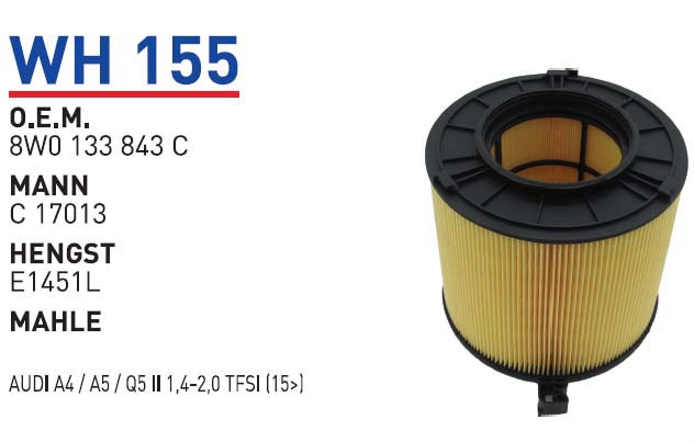 AUDI A4 / A5 / Q5 II 1,4-2,0 TFSI [WH155]