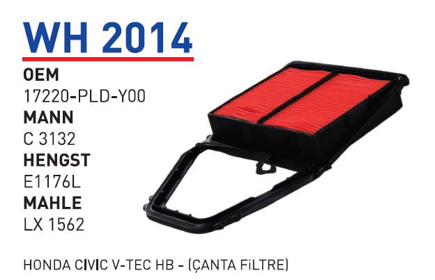 HONDA CiViC V-TEC HB - (ÇANTA FiLTRE) [WH2014]