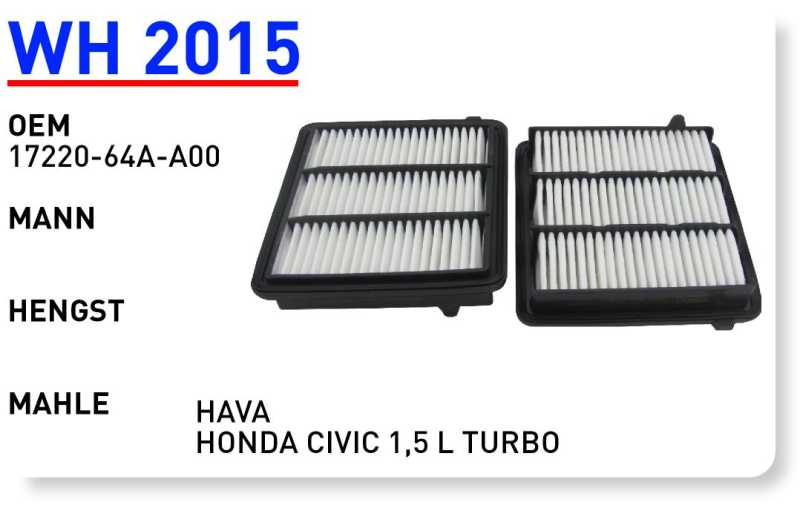 HONDA CIVIC 1,5 L TURBO [WH2015]