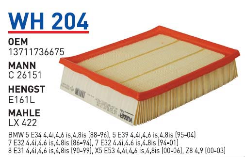 BMW E34 530i - 540i - E39 535i - 540i E32-E38 M60 [WH204]
