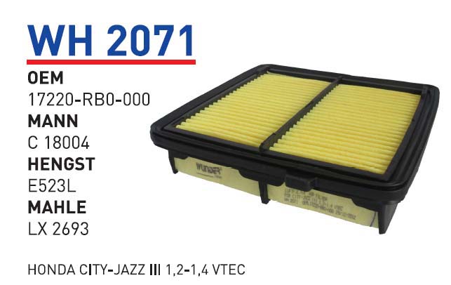 HONDA CITY-JAZZ III 1,2-1,4 VTEC [WH2071]
