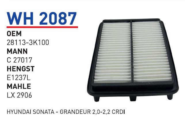 HYUNDAI SONATA - GRANDEUR 2,0-2,2 CRDI [WH2087]