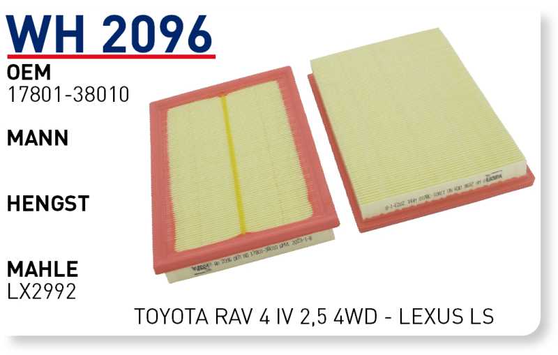 TOYOTA RAV 4 IV 2,5 4WD - LEXUS LS [WH2096]