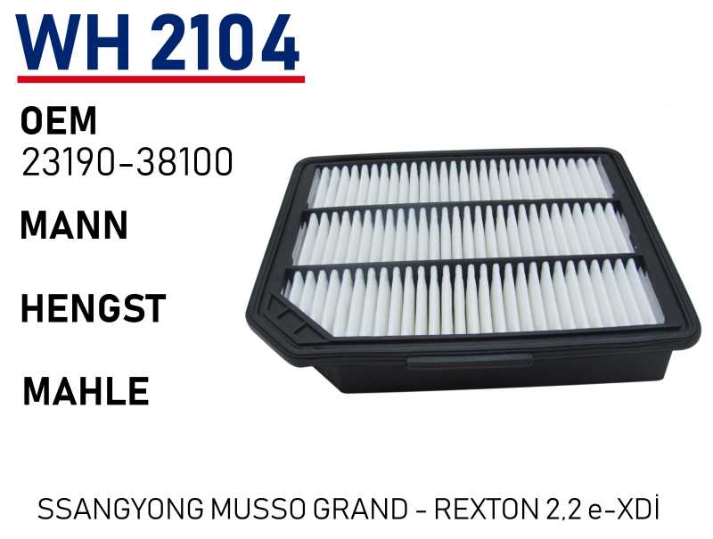 SSANGYONG MUSSO GRAND - REXTON 2,2 e-XDI [WH2104]