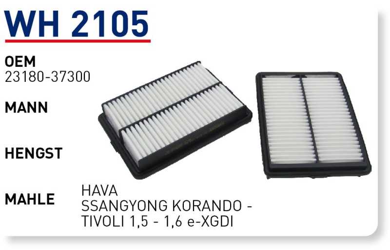 SSANGYONG KORANDO - TIVOLI 1,5 - 1,6 e-XGDI [WH2105]