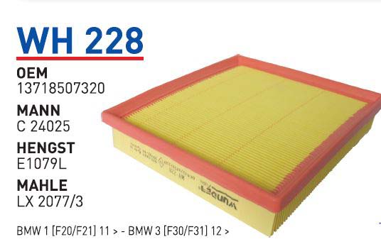 BMW 1 [F20/F21] 11 > - BMW 3 [F30/F31] 12 > [WH228]