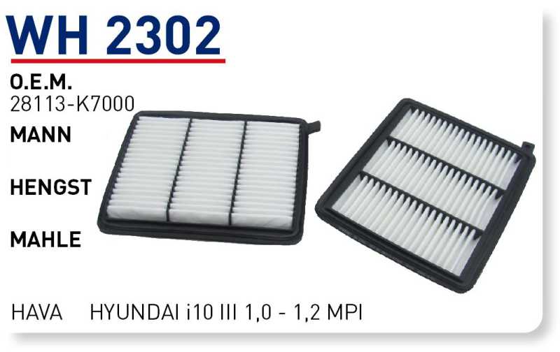 HYUNDAI i10 III 1,0 - 1,2 MPI [WH2302]