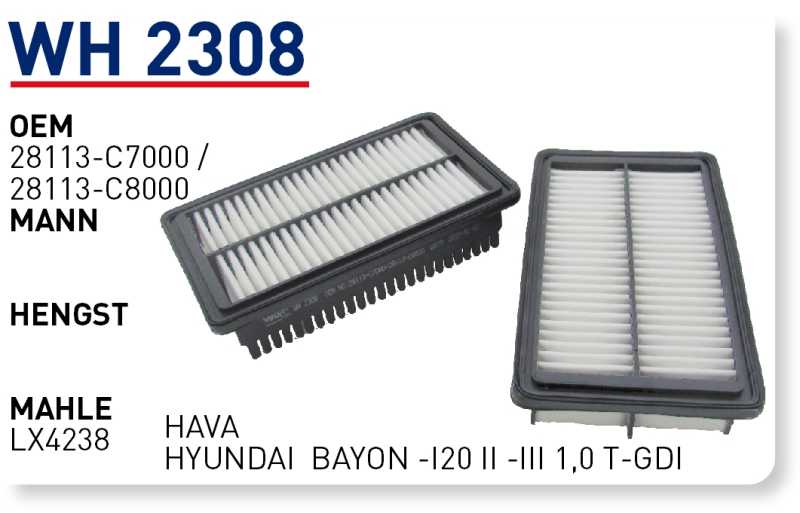 KIA SELTOS (SP2-SP21) 1,6-2,0 MPI [WH2308]