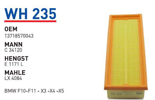 BMW F10-F11 - X3 -X4 -X5 [WH235]