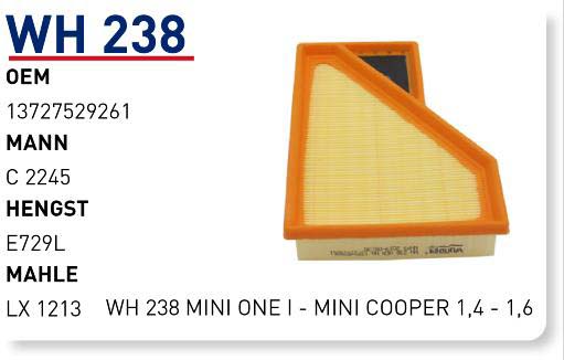 MINI ONE I - MINI COOPER 1,4 - 1,6 [WH238]