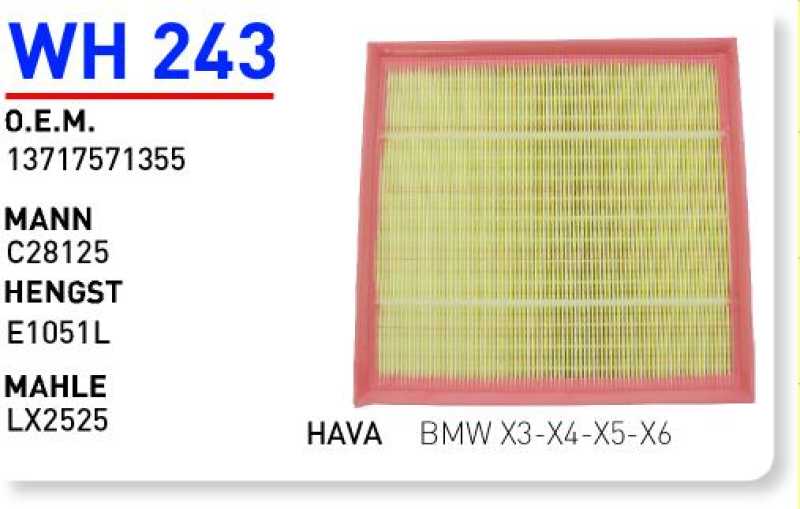 BMW X3-X4-X5-X6 [WH243]
