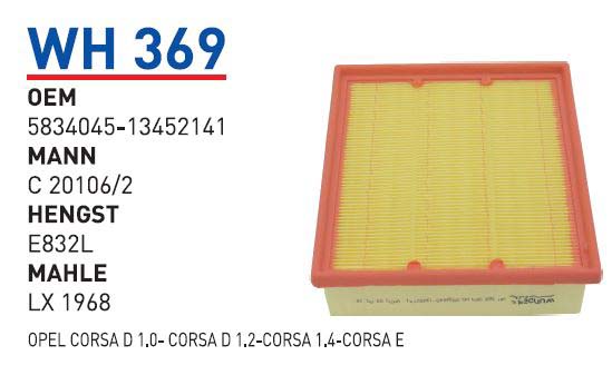 OPEL CORSAD 1.0- CORSAD 1.2-CORSA 1.4-CORSA E [WH369]