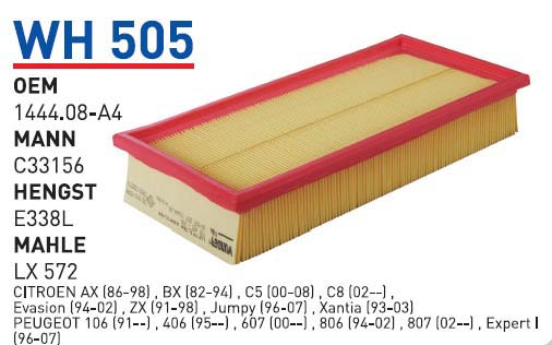 PEUGEOT 405 - 406 - 607 - 806 - EXPERT - 407 [WH505]