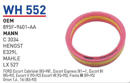 FORD ESCORT CL [WH552]