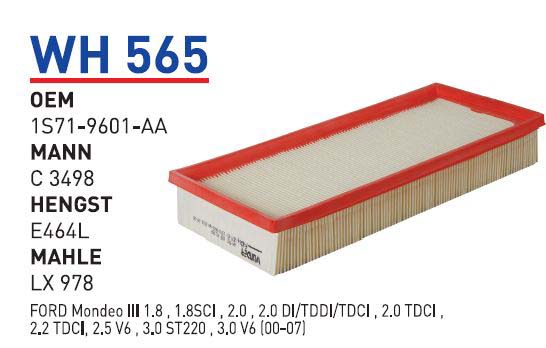 FORD MONDEO III 00- [WH565]