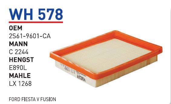 FIESTA V <02 , FUSION /FUSION PLUS <02 [WH578]