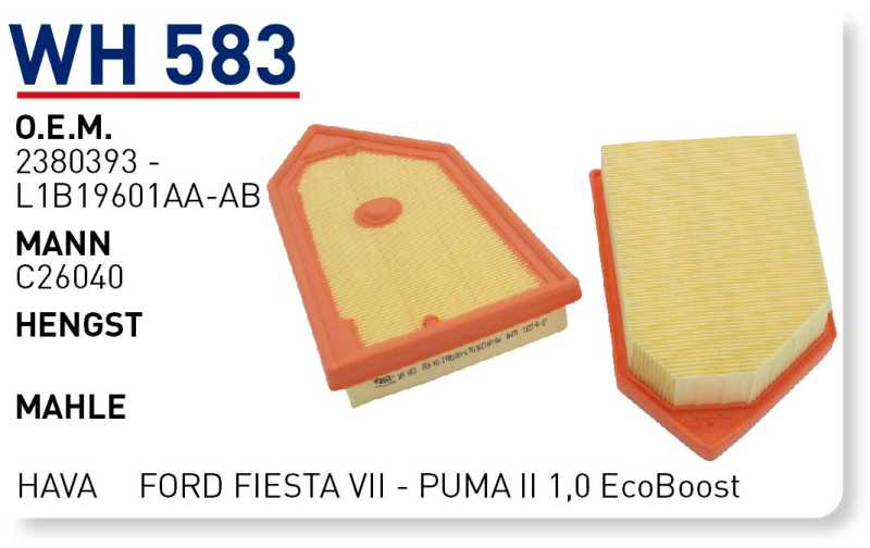 FORD FIESTA VII - PUMA II 1,0 EcoBoost [WH583]
