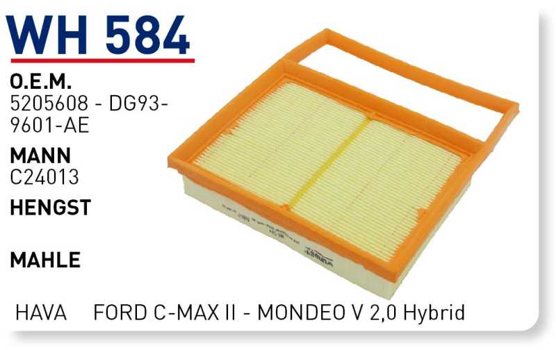 FORD C-MAX II - MONDEO V 2,0 Hybrid [WH584]