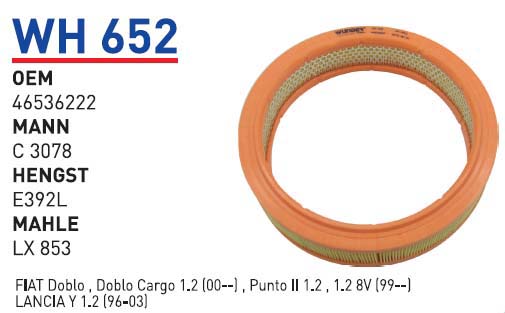 FiAT PUNTO II 1.2 99- DOBLO 1.2 BENZiNLi [WH652]