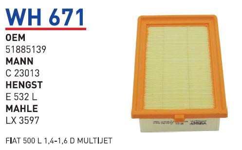 FIAT 500 L 1,4-1,6 D MULTIJET [WH671]