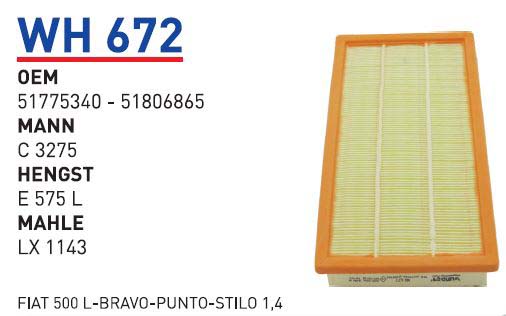 FIAT 500 L-BRAVO-PUNTO-STILO 1,4 [WH672]